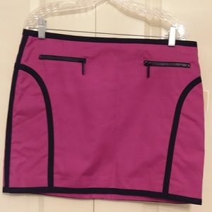 NWT Michael Kors Pink and Black Skirt Sz 12